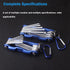 Utoolmart Torx Key Set, 8 in 1 Folding Torx Combination Wrench Set Repair Tool for Torx Head Socket Screw Sizes Include T9-T40...