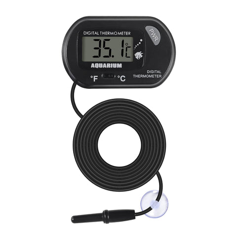AITRIP 1 Pack Aquarium Thermometer, Fish Tank Thermometer,with Large LCD Display? Digital Thermometer, Reptile Thermometer, Terrarium Water Temper...