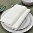 18 x 18 Inch Linen Napkins - Set of 4 Washable Ivory Dinner Napkins...