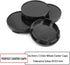 RTRHINOTUNING 4pcs 2.5in Wheel Center Caps Compatible with 2005-2014 Mustang 1999 Tercel 1LB74TRMAB, OD:64.5mm(2.54in), ID:58mm(2.28in)...