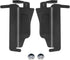 Steel Front Foot Pegs Rest Pedal Compatible with 2007-2021 Jeep Wrangler JK JKU JL JLU Unlimited 2-Door / 4-Door Exterior Door Hinge -2pcs...