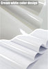 Glossy White Contact Paper Cream White Wallpaper Peel and Stick 15.8inch x 78.7inch Cream White Contact Paper for Countertops Peel and Stick Water...