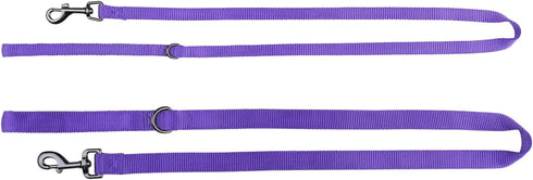 Advanced 4 Feet Dog Leash with Padded Handle-Sturdy Nylon Dogs Leads for Medium Large Dogs Walking,Training,Hiking,Jogging,Camping,etc (Ultra Viol...