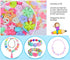 Jewelry Making kit Beads for Bracelets Making kit for Girls. 500+ Pieces Variety Shapes and Colors Perfect Toys for Girls Kids Age 4-6-8-10-12...