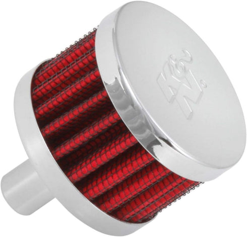 K&N Vent Air Filter/Breather: High Performance, Premium, Washable, Replacement Engine Filter: Filter Height: 1.5 in, Flange Length: 0.875 in, Shap...