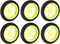 uxcell RC Model Plane Aircraft Wheel Micro Sport Wheel 0.11 Inch X 1.96 Inch - Wheel 6PCS...