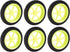 uxcell RC Model Plane Aircraft Wheel Micro Sport Wheel 0.11 Inch X 1.96 Inch - Wheel 6PCS...