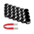 AOIT 24 PCS 17mm Wheel Lug Nut Bolt Cover Universal Lug Bolt Caps Flexible Wheel Cover Nut Protector Cap + Removal Tools (Black)...