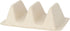 MT Products Pulp Fiber Taco Container 7" x 4.25" x 2" - 2 Compartments Taco Holder - Pack of 15...
