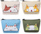 iSuperb Pack of 4 Canvas Coin Purse Change Cash Bag Zipper Small Purse Wallets...
