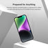 Belkin Tempered Glass iPhone 14, iPhone 13, iPhone 13 Pro Screen Protector - Easy Application with Installation Guide Tray - Crystal Clear Glass S...