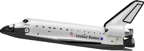 Rogue River Tactical Large NASA Space Shuttle Ship Aircraft Wall Decal Sticker Boys Bedroom Airplane Decor Decoration Peel and Stick Kids Room...