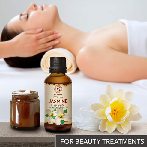 Jasmine Oleoresin Essential Oil 1.7 Fl Oz - Jasminum Officinale - Pure & Natural - Jasmine Essential Oil for Diffuser - Aromatherapy - Relaxation ...