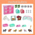 Pet Pretend Play Toys, 35Pcs Dog Figures Playset Toys for Kids Realistic Detailed Dog Care Center with Accessories Toy Sets Educational Gifts for ...