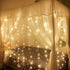 Twinkle Star 6.6x9.8ft 300 LED Curtain Lights, Fairy String Lights with Remote Control, Timer, for Wedding Party Bedroom Home Garden Bedroom Indoo...