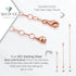 SEA OF ICE 3 Pieces Set Sterling Silver Extenders Chain for Necklace Bracelet Anklet, 1" 2" and 4"...