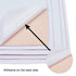 BENECREAT 20PCS White Velvet Fabric Sticky Back Adhesive Sheets 8.3"x11.8" Soft Self Adhesive Felt Fabric for Christmas Art Decoration, Drawer Lin...