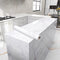 Glossy Marble Paper Granite Grey/White Roll Kitchen Countertop Cabinet Furniture Wallpaper PVC Adhesive and Removable Cover Surfaces Peel and Stic...