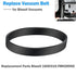 Vacuum Belts Vacuum Cleaner Belts Replacement Belts for Bissell PowerSwift/Aeroswift/Powertrak Upright Vacuum, Replace Parts 1600319 and YMH28950,...