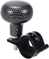 2-Inch Steering Wheel Spinner Knob with 1.1-Inch Metal Clamping Ring for Trucks Buses Large Vehicles (Lattice Pattern ABS Head)...