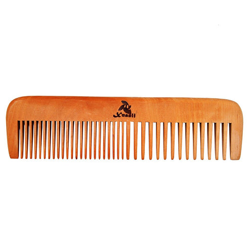 3 PCS Peach Wooden Comb Women and Men Comb - Wide & Narrow Tooth (S023)...