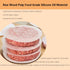 200Pcs 5.5 Inch Round Parchment Paper Sheets, White Hamburger Patty Paper, Wax Paper Sheets for Food, Separating Frozen Patty, Baking Small Cakes...