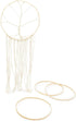 Bamboo Rings for Crafts, Macrame, and Dreamcatchers (9 in, 12 Pack)...