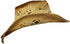 Shapeable Toyo Straw Cowboy Hat w/Beaded Trim Band, Western Cowgirl, Natural, One Size...