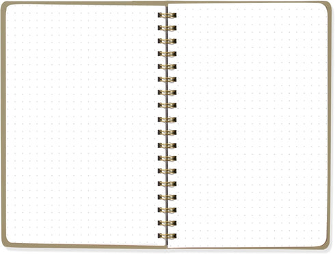 Fringe Studio Vegan Leather Cover Travelbook STANDARD TAUPE, 5" x 6.875", 160 Pages, Signature Edition Collection (876003)...