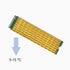 2 pcs applicable m.2 nvme ssd 2280 Heatsinks Gold...