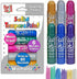 The Pencil Grip Kwik Stix Metalix Paint Pens, Metallic Tempera Paint Pens, Super Quick Drying, 6 Count - TPG-613, Gold,silver,pink,green,blue,purp...