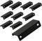 LC LICTOP 80mm/3.15" Black Mount Finger Edge Pull Concealed Handle for Home Kitchen Door Drawer Cabinet(10Pcs)...