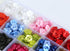 525pcs 1/2 inch (12.5mm) 11 Colors Flower Shape Resin Buttons for Sewing Blouse Shirts 2 Holes Button DIY Crafts Projects Scrapbooking DIY Project...