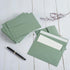 50 Pack 5 x 7 Envelopes Colored Self Seal for Wedding, Party Invitations, Greeting Cards, Announcements, Photos, 5.24 x 7.21 Inches (Sage Green)...