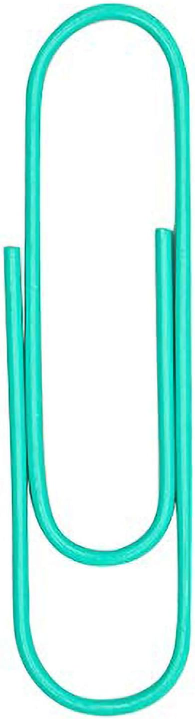 50 Pack Large 4 Inches Long Jumbo Paper Clips - 100mm Office Supply Accessories - Cute Paper Needle - Heavy Duty Bookmark(Turquoise)...