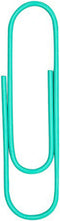 50 Pack Large 4 Inches Long Jumbo Paper Clips - 100mm Office Supply Accessories - Cute Paper Needle - Heavy Duty Bookmark(Turquoise)...