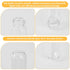 40ml Glass Clear Test Tubes with Screw Caps and Plastic Stoppers, 25 x 115mm Liquid Small Leak-Proof Glass Test Tubes, 12PCS...