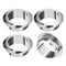 uxcell 4Pcs Cable Hole Cover, 1 inch(25mm) ABS Office Desk Cable Wire Cord Grommet Cable Cord Organizer for Office Desktop Wire, Silver...