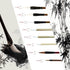Chinese Calligraphy Brush Set - Watercolor Sumi Drawing Brushes for Writing & Painting - Pack of 8...