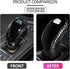 Sport Style Carbon Fiber Gear Shift Knob Cover Sticker Head Trim Compatible with Cadillac XT5 XT6 CT5 CT6 2023 2022 2021 2020...