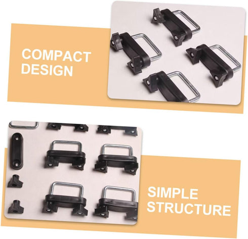 Luggage Rack Accessories Tools Car Automotive U Brackets Roof Rack Mounting Brackets Roof Rack Clamps Mounting Fitting Lock Nuts Roof Luggage Acce...