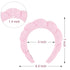 Canitor 4 PCS Spa Headband for Washing Face Facial Skincare Headbands Terry Cloth Sponge Makeup Headband Puffy Face Wash Headband Teen Girl Gifts ...