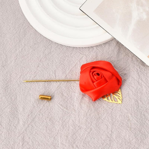 Rose Lapel Pin for Men Flower Brooches and Pins for Women Floral Brooch Set Boutonniere Pins for Wedding Funeral Accessories...