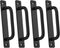 4Pack Black Sliding Barn Door Handles Push Pull Bar Handles Wooden Door Glass Door Handles Heavy Duty Aluminum Doors Steel Gate Handles...