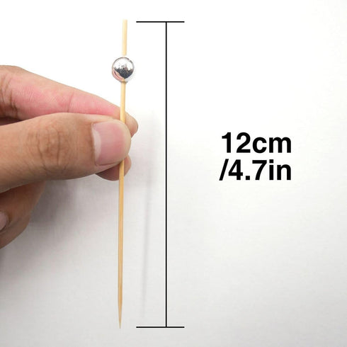 PuTwo Cocktail Toothpicks 300 Counts Cocktail Picks Handmade Natural Bamboo Cocktail Sticks Eco-Friendly Appetizer Skewers for Cocktail Appetizers...