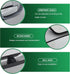 2 PCS Blind Spot Mirrors for Car Rearview Mirrors, Dual-curvature Mirror Rectangular Reversing Assist Adjustable Blind Spot Mirrors, Vision-expand...