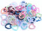 120Pcs Hollow Heart Shape ABS Imitation Pearls Loop Ring Circle Craft Embellishments DIY Ornament Decoration Accessories for DIY Phone Case Jewelr...