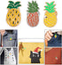 Amosfun 5pcs Lovely Originality Fashion Fruits Brooch Summer Style Small Fresh Oil Dripping Pineapple Brooch Pins...