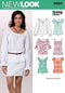 New Look Ladies Easy Sewing Pattern 6892 Summer Tops & Blouses...