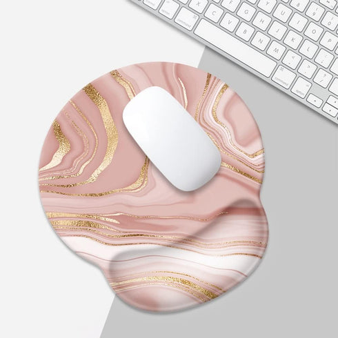 Mouse Pad with Wrist Rest Support,Cute Custom Gaming Made Non Slip Rubber Base Mousepad, Ergonomic Mouse Wrist Rest Pad Computer Laptop Mousepad (...